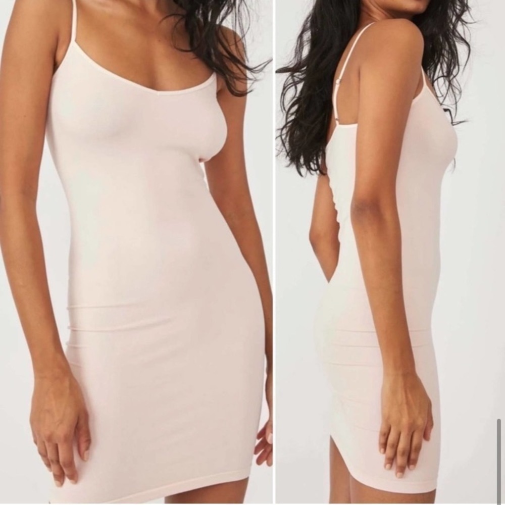 Intimately Free People Cream Shapewear Dress Size Medium